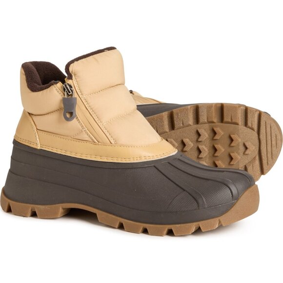 NEW Lands' End Fargo Pac Boots in Brown & Tan   For Women 1125 4s2 - Picture 2 of 6